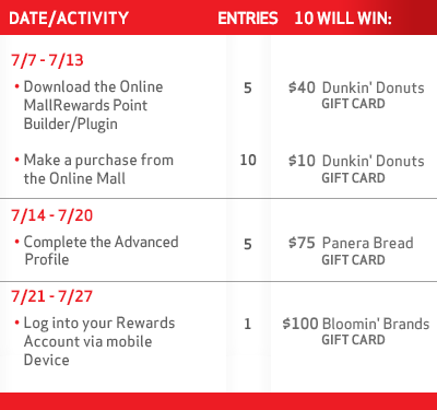 Enter by completing one of these easy activities